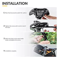 ROCKBROS BIKE SEATPOST SADDLE BAG STABILIZER MOUNT.