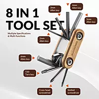 ROCKBROS MULTI-TOOL WITH EIGHT ALLEN KEYS