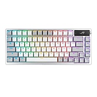 ASUS ROG Azoth White Wireless Mechanical Gaming Keyboard – NX Blue Switches | RGB