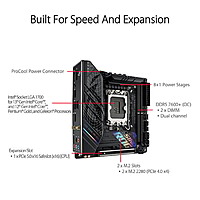 ASUS ROG Strix B760-I Gaming WIFI Motherboard – LGA1700 | DDR5 | Mini-ITX