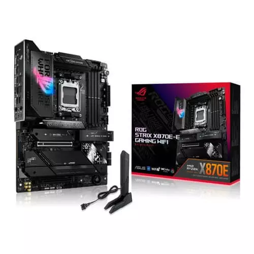 ASUS ROG STRIX X870E-E Gaming WIFI Motherboard – AM5 | DDR5 | WiFi 7 | ATX