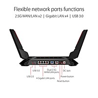 ASUS ROG Rapture GT-AX6000 – AX6000 Dual-Band Wi-Fi 6 Gaming Router | 2.5G | Dual WAN