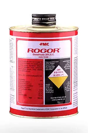Rogor Insecticide - Dimethoate 30% EC for pests, aphids, thrips, mites and scale insects - 100 ml