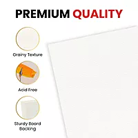 24x30cm Blank White Flat Stretched Board Art Canvas By Janrax
