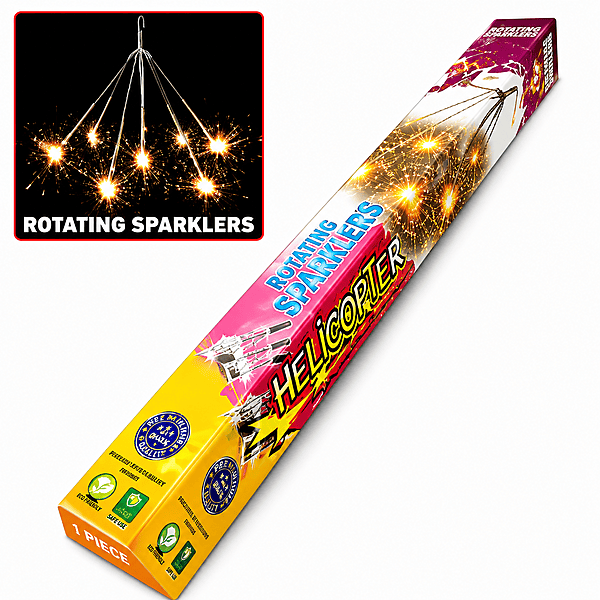 Rotating Sparklers