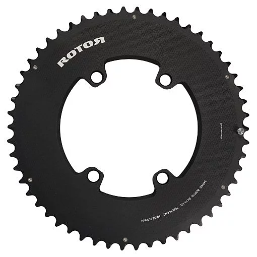 ROTOR ROUND CHAINRING 56T BCD144X5 1/8"BLACK