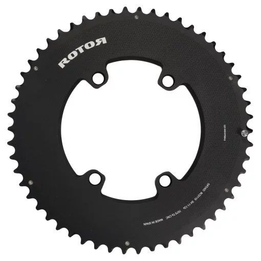 ROTOR ROUND CHAINRING 56T BCD144X5 1/8"BLACK