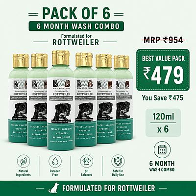 BWB ROTWEILER SHAMPOO-120ML BWB ROTWEILER SHAMPOO-120ML