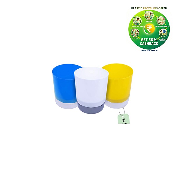 Plastic Self Watering Pot | 6 Inch | Indoor Plant Pot