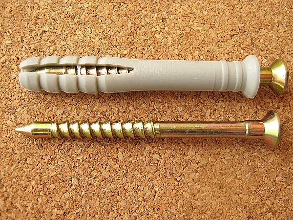 Round Wall Plug (35x8 mm) - HSN 39259090