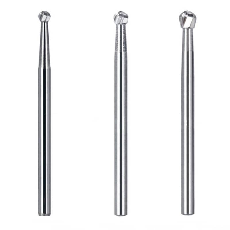 Prima Dental Round Surgical Carbide Airotor Bur 25 mm – FG Surgical – Pack of 5