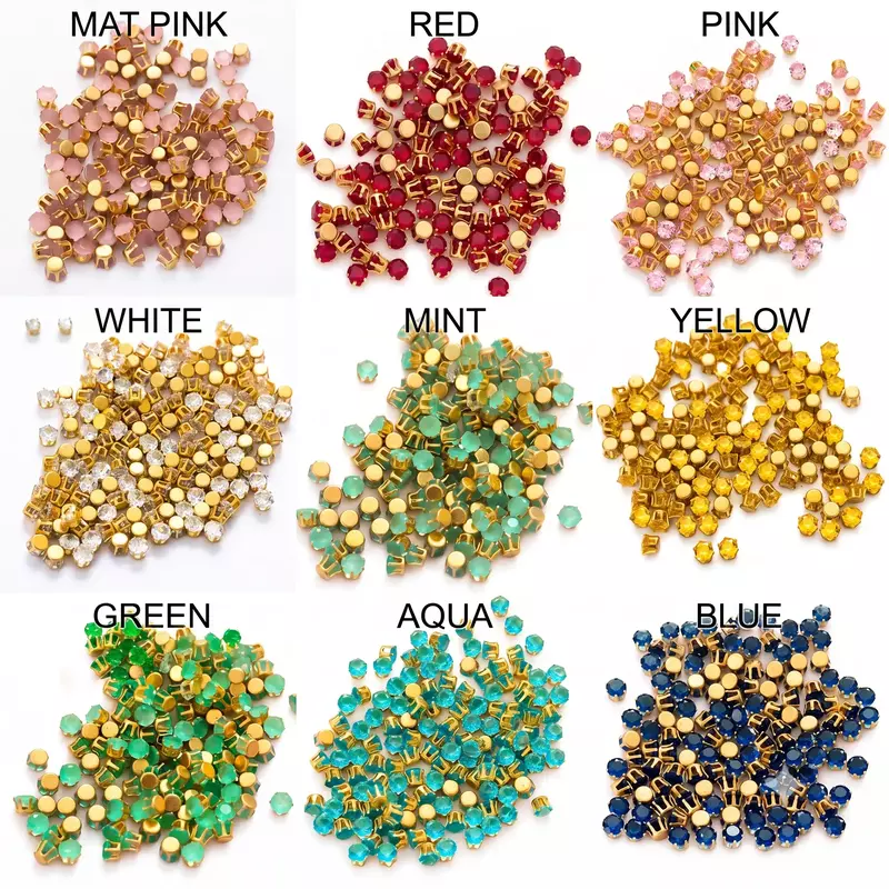 Fitting Stone Round 4MM