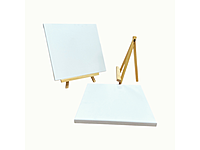 25x25cm Canvas Easel Set