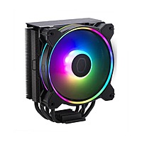 Cooler Master Hyper 212 Halo ARGB CPU Air Cooler (Black) – 120mm PWM Fan | 4 Heat Pipes