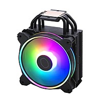 Cooler Master Hyper 212 Halo ARGB CPU Air Cooler (Black) – 120mm PWM Fan | 4 Heat Pipes