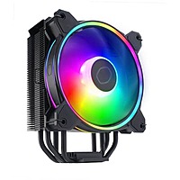 Cooler Master Hyper 212 Halo ARGB CPU Air Cooler (Black) – 120mm PWM Fan | 4 Heat Pipes