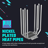 Cooler Master Hyper 212 Spectrum V3 ARGB CPU Air Cooler – 120mm PWM Fan | 4 Heat Pipes