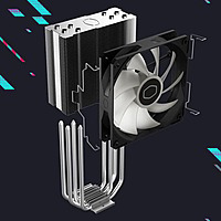 Cooler Master Hyper 212 Spectrum V3 ARGB CPU Air Cooler – 120mm PWM Fan | 4 Heat Pipes