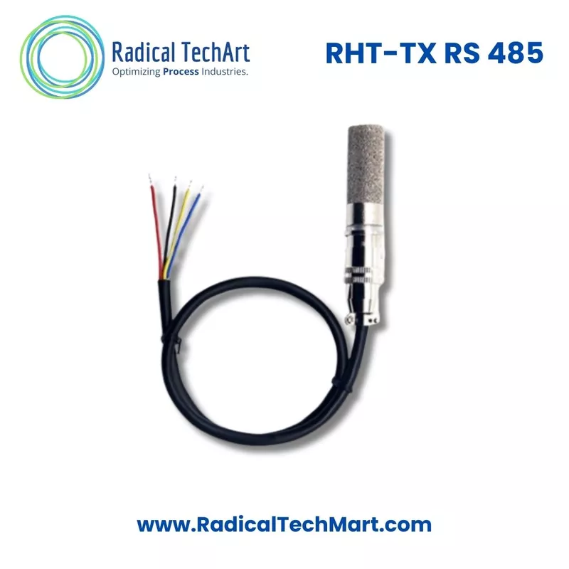 Temperature & Humidity Sensor with Modbus RS485 for Industrial Control Systems