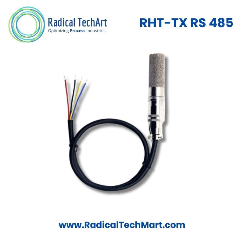 Temperature & Humidity Sensor with Modbus RS485 for Industrial Control Systems