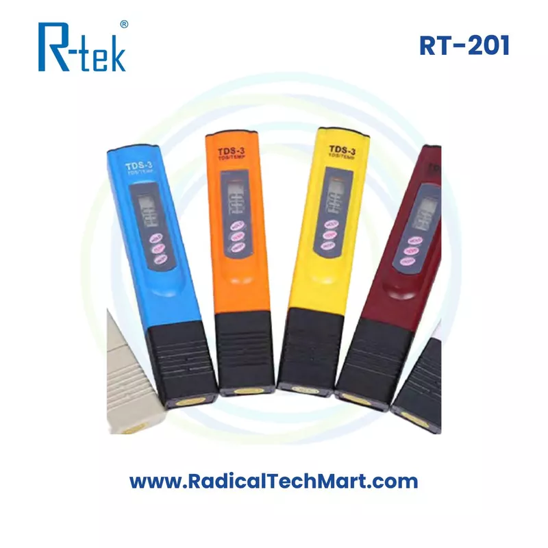RT-201 Digital TDS Meter – Water Quality & Temperature Tester