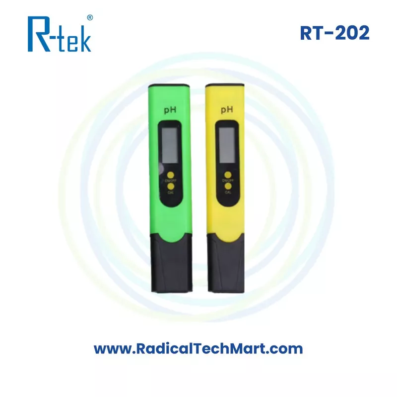 RT-202 Digital pH Meter – Portable Water Quality Tester for Aquarium, Pond & Pool