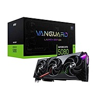 MSI RTX 5080 Vanguard SOC Launch Edition 16GB GDDR7 Graphics Card – Triple Fan | 4K