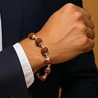 Silver Rudraksha Bracelet