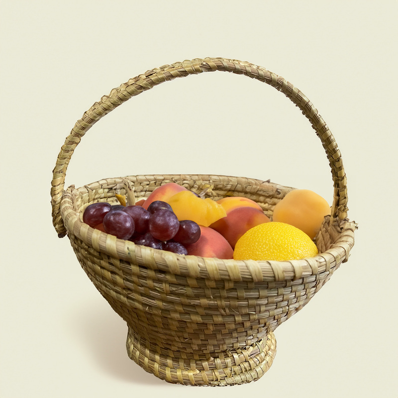 Moonj Grass Flower Basket