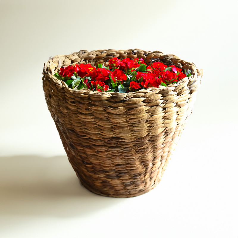 Handcrafted Water Reed Planter Storage Box