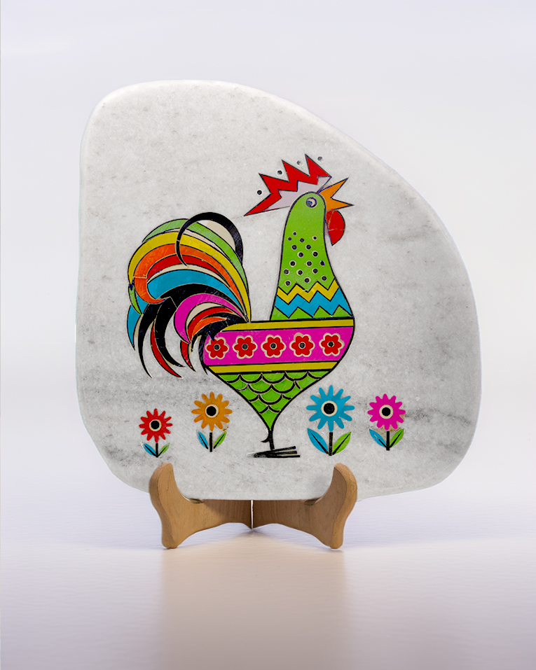 Rustic Rooster Chopping Board