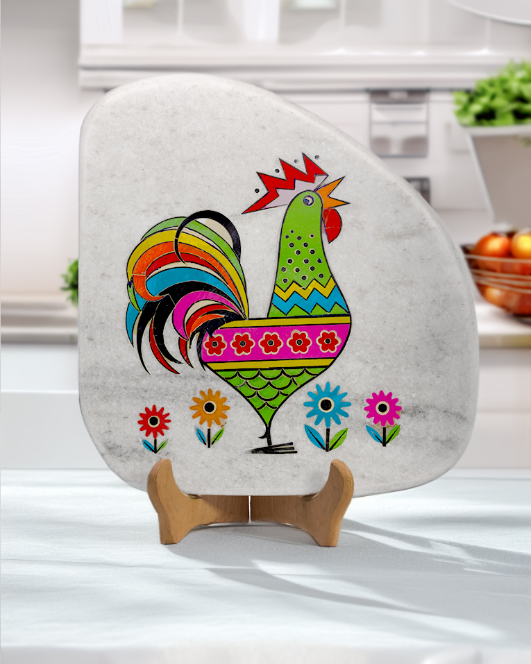 Rustic Rooster Chopping Board