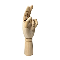 Large Wooden Left Hand Manikin 30cm (12"")