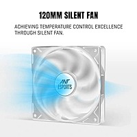 Ant Esports RX550 White SMPS – 550W Power Supply | 80 Plus Bronze | Non-Modular