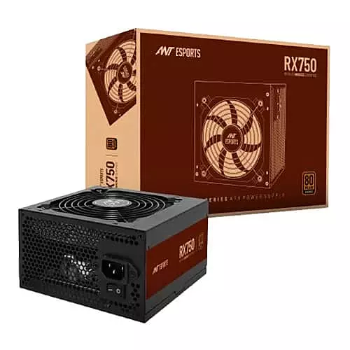 ANT Esports RX750 750W SMPS – 80 Plus Bronze Non-Modular 3 Years Warranty