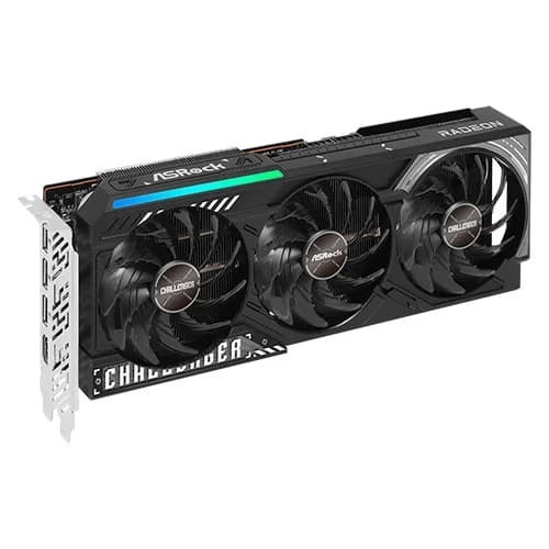 ASRock RX 9070 Challenger 16GB GDDR6 Graphics Card – Triple Fan | 4K Support