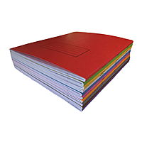 Janrax 9x7"" Orange 80 Pages Feint and Ruled Exercise Book