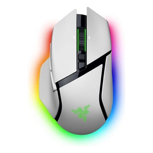 Razer Basilisk V3 Pro 35K Wireless Gaming Mouse – White | HyperSpeed | RGB