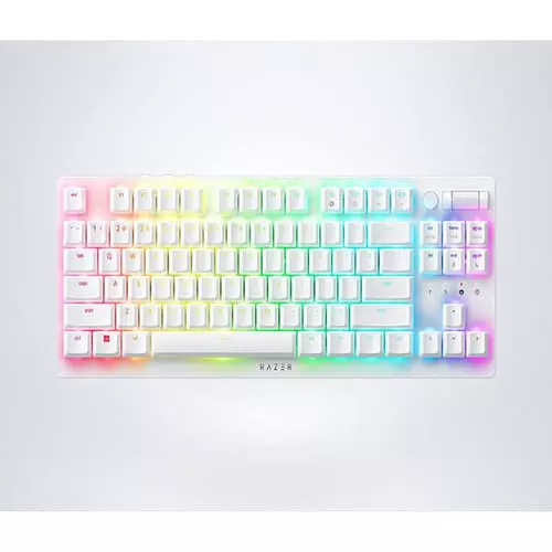 Razer DeathStalker V2 Pro TKL Wireless Keyboard – Low-Profile Linear Red | RGB | White