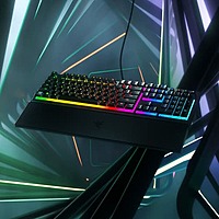Razer Ornata V3 Gaming Keyboard – Mecha-Membrane Switches | RGB | Wrist Rest