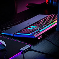 Razer Ornata V3 Gaming Keyboard – Mecha-Membrane Switches | RGB | Wrist Rest
