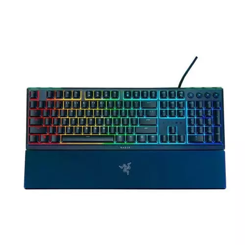 Razer Ornata V3 Gaming Keyboard – Mecha-Membrane Switches | RGB | Wrist Rest
