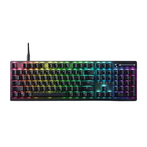 Razer DeathStalker V2 Gaming Keyboard – Clicky Optical Purple Switches | RGB