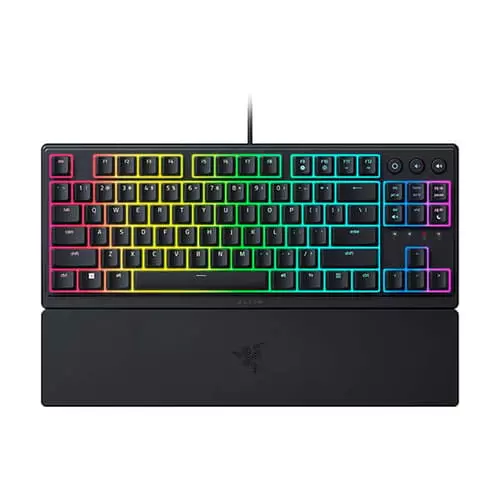 Razer Ornata V3 Tenkeyless Gaming Keyboard – Mecha-Membrane | RGB | Wrist Rest