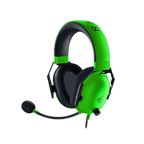 Razer BlackShark V2 X 7.1 Gaming Headset (Green) – 50mm Drivers | Surround Sound | 3.5mm Connector