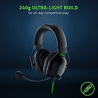 Razer BlackShark V2 X USB Gaming Headset – 50mm Drivers | Fixed Mic | Black