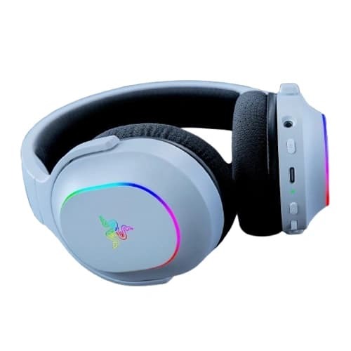 Razer Barracuda X Chroma RGB Wireless White Gaming Headset – 40mm Drivers | 7.1 Surround Sound