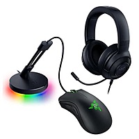Razer Game On Bundle – Mouse, Mouse Cable Holder & Headset | Ultimate Gaming Set