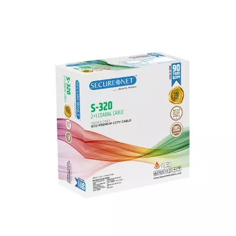 Secure Net (2+1) COAXIAL CCTV CABLE- S-320