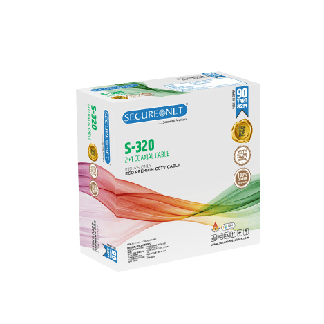 Secure Net (2+1) COAXIAL CCTV CABLE- S-320